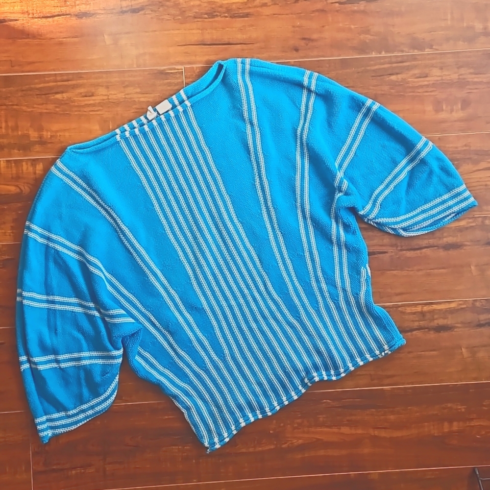 Anthropologie Turquoise Sweater
